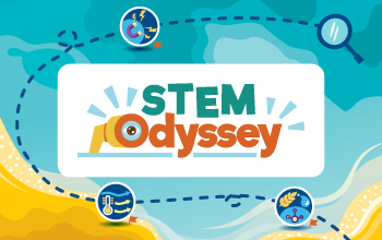 Pictures of kids learning about nutrition and color theory in our STEM Odyssey after-school program.